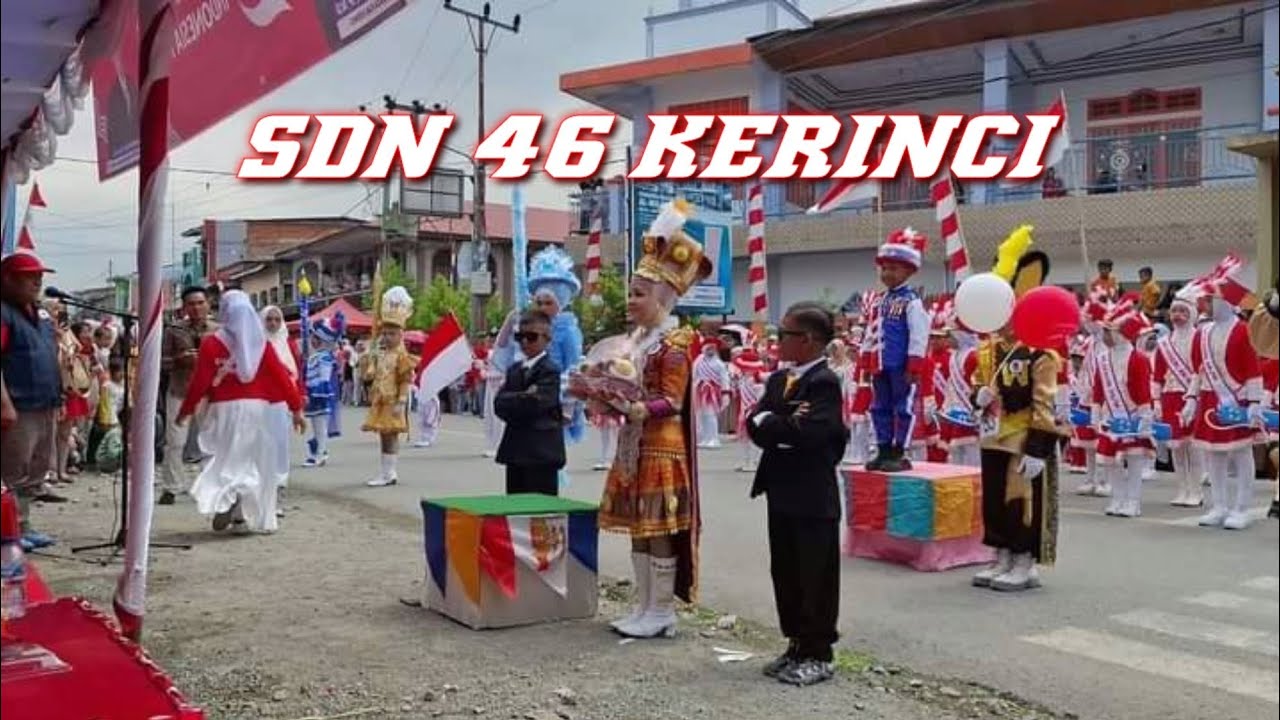drumband SD 46 Siulak deras kerinci - HUT RI ke 79 tahun 2024