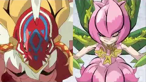 Digimon Tri : Biyomon and Palmon shinkaaa!