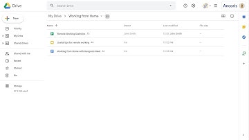 Create pointers to files and folders in Google Drive