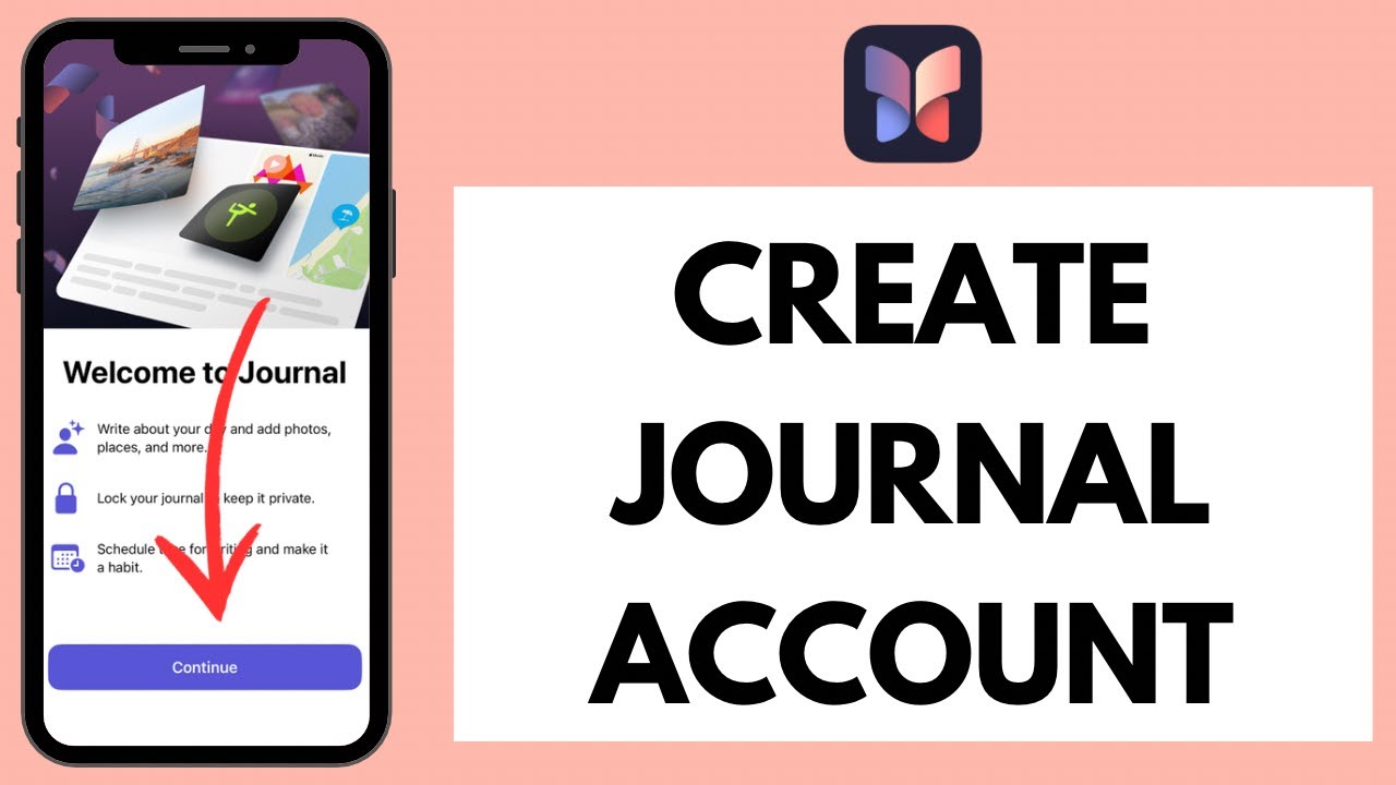 How to Create Account in Journal App - YouTube