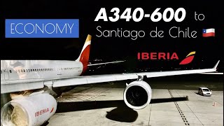Iberia  Airbus A340600  Madrid  Santiago De Chile 