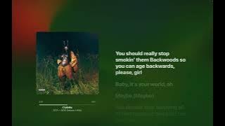 SZA - Crybaby (Lyrics)