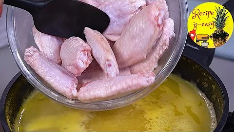 Without Frying I Added Orange Juice, I only make Chicken Wings like this 😋 | Homemade Chicken Recipe