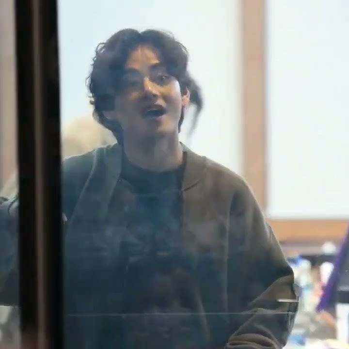 Kim taehyung 2nd day attend  the starry night show # BTS V # Rush Hour # Shorts
