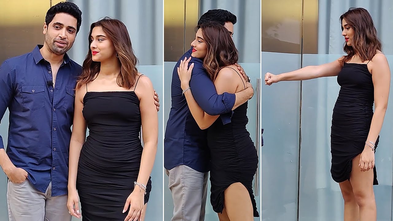 Major Movie Heroine Saiee Manjrekar Cute Moments With Adivi Sesh