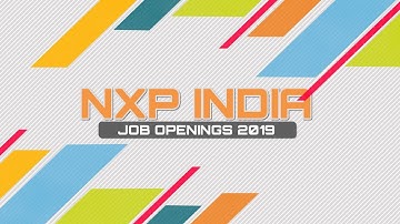 NXP India Job Openings May 2019