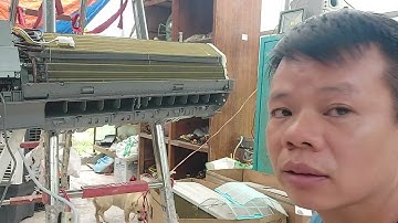 điều hòa Midea cách tháo mặt lạnh