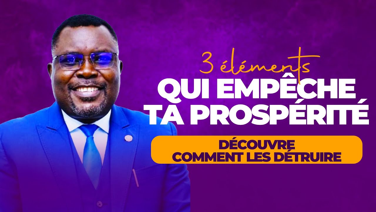 Les 3 ennemis de la Gloire de Dieu - Apôtre Pierre NGNANGOCK