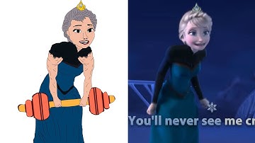 Frozen | Let It Go Full Video Song | Sing-Along | Official Disney | UK | Drawing Meme | Funny |