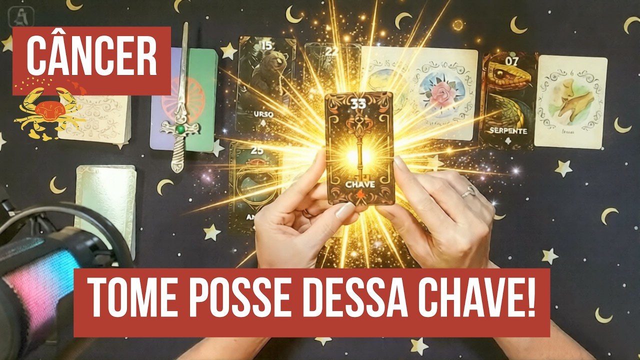 CÂNCER 🔑 Tome posse dessa chave! Caminhos se abrindo nos próximos  dias. #signodecâncer #tarot