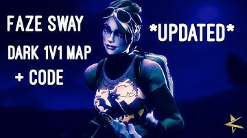 Faze sway 1v1 map + CODE l Fortnite Creative l *UPDATED* l *CHECK DESC* #fruitedclanlol