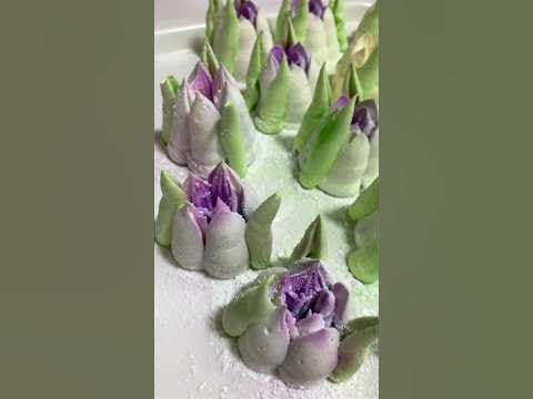 Зефірна флористика Тюльпани із зефіру #олятортик#зефір#торт#пряники ...