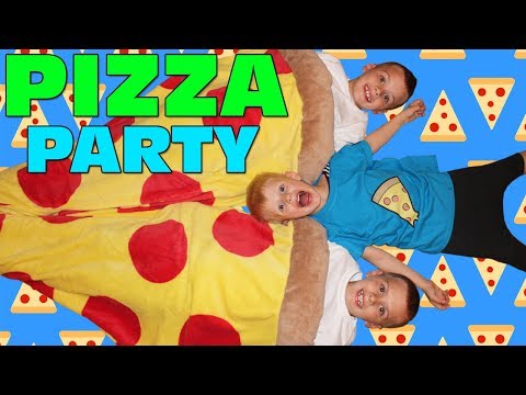 PIZZA TIME!!! Kids Homemade Pizza Making - Family Game Night + Osmo