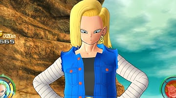 Dragon Ball: Raging Blast 2 - ANDROID 18 vs ZARBON (2nd Form) & ZANGYA [Requested] #dragonballz