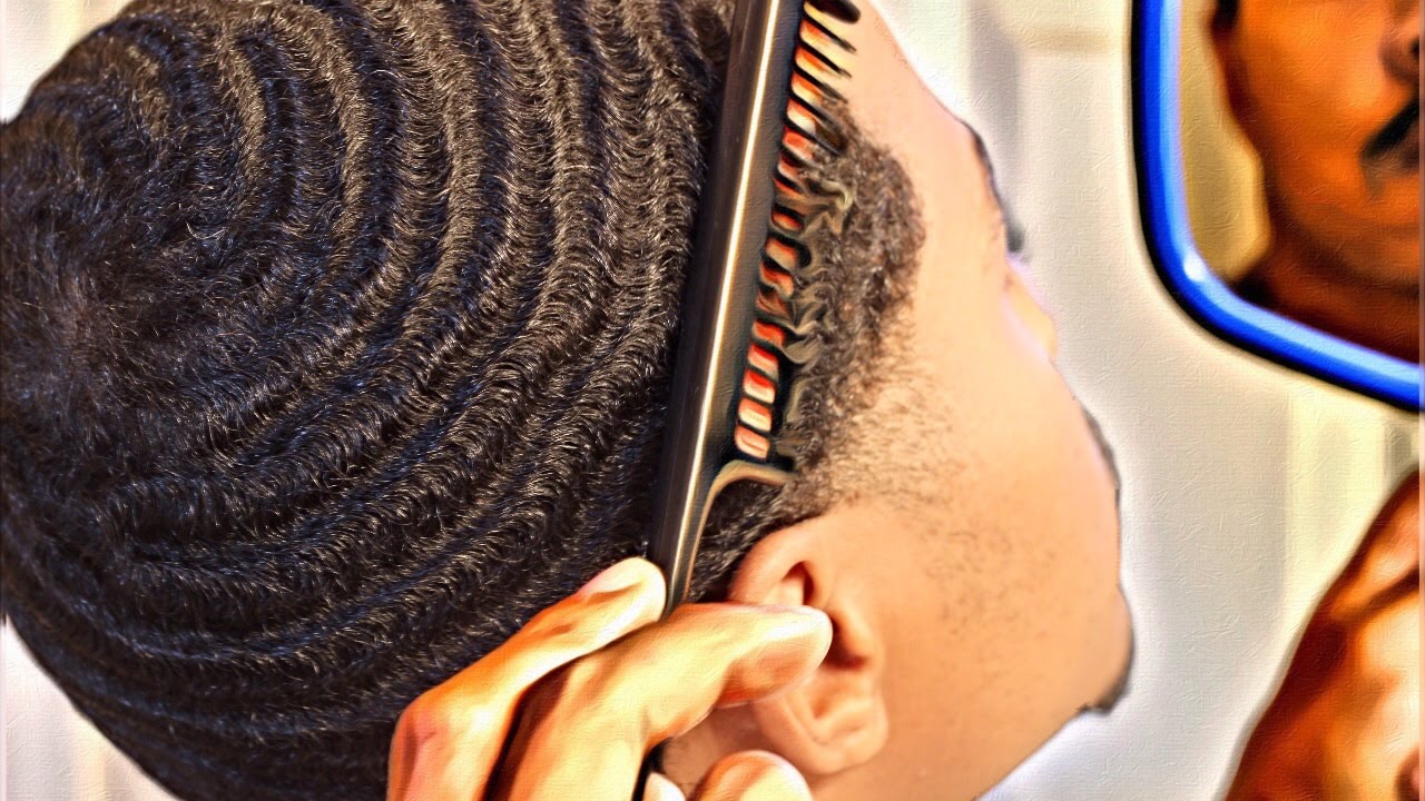 How I Comb My 360 Waves - YouTube