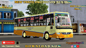 NEW TNSTC PROTOTYPE BUS MOD RELEASED |PROTOTYPE NEW EDITION| #newbussidmod #tnstcmod #bussidid #spg