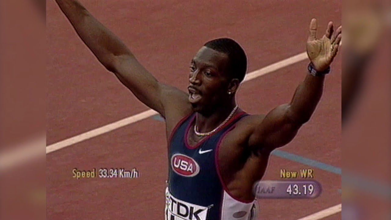 Johnson 1999: Men's 400m world record -