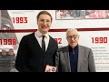 Съёмка интервью с Борисом Петровичем Михайловым в Музее хоккейной Славы