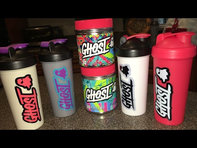 REVIEW/Unboxing  Ghost Aminos & Shaker Cups 