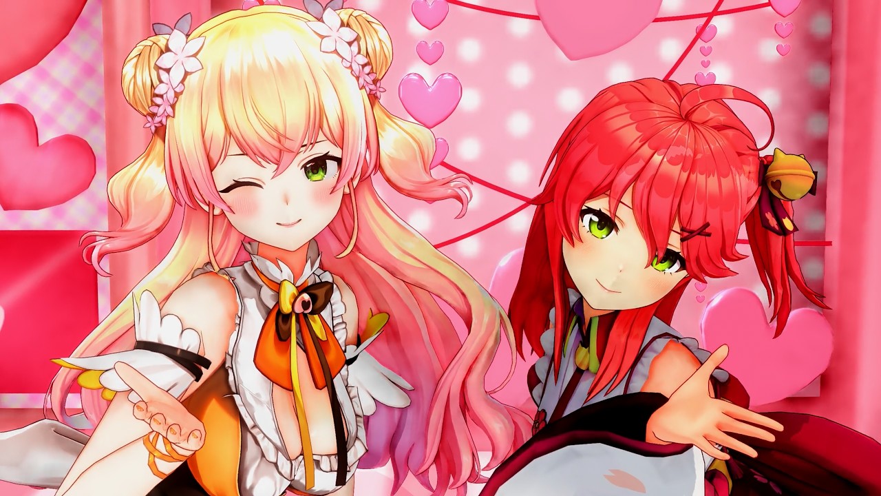 【MMD】『愛包ダンスホール』-   HIMEHINA【Chloe & Nene】 1440p