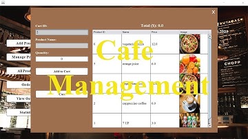 Cafe Management System  | Part-4 | NetBeans & MySQL Workbench