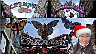 Wow so beautiful Christmas Lights from Oxford Street to Carnaby Street London