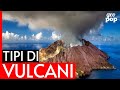 Vulcani: i tipi di vulcani, come si formano