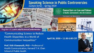 Communicating Science to Reduce Health Disparities in a World of Communication Inequalities