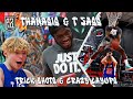 1 on 1 with Tristan Jass - YouTube sensation and ESPN feature | Trick shots, crazy dunks and more!