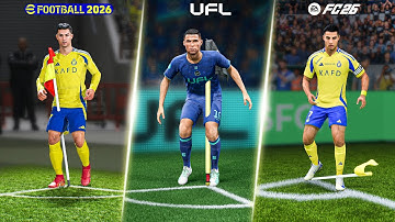 UFL vs FC 26 vs eFootball 26 – Which Football Game Looks and Feels Best?