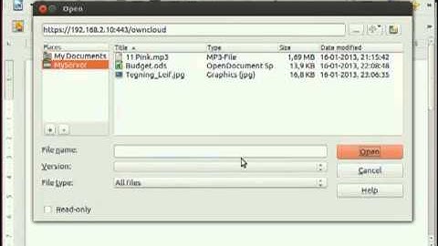 WebDAV in LibreOffice