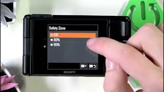 SONY ZV-1 II – How to Change Safety Zone