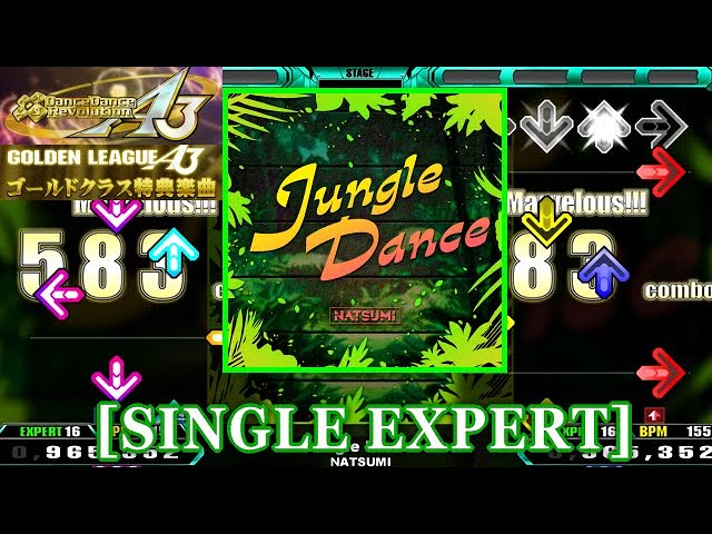 DDR A3】 Jungle Dance / NATSUMI [SINGLE EXPERT] 譜面確認+