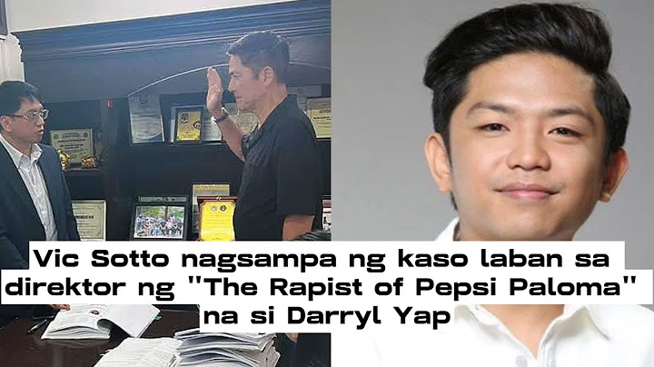 Ano Ang Mensahe Ni Vic Kay Darryl Yap? Vic Sotto Nagsampa Ng Kaso Laban Sa Director na si Darryl Yap