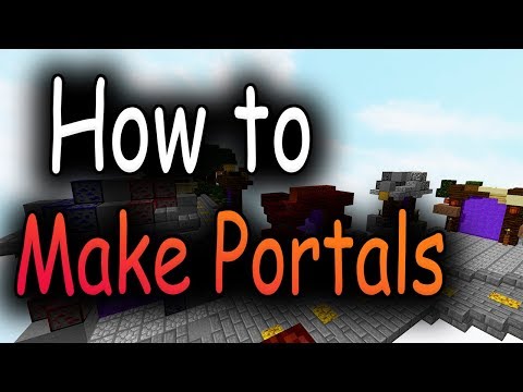 Hypixel Skyblock - How To Make Portals!