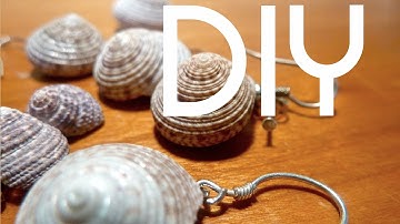 DIY Simple Shell Earrings