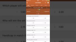 Live betting with stats screenshot 4
