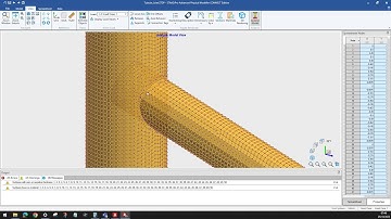 Tubular Joint Connection Modelling & Meshing with Staad.Pro Physical Modeler