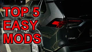 TOP 5 EASY MODS FOR TOYOTA RAV4 (GEN 5, 2019+)