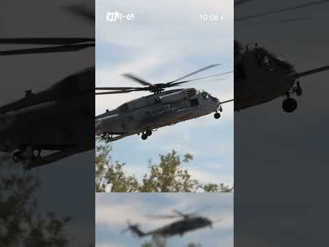 CH-53E Super Stallion aircrafts at Fire Base Burt
