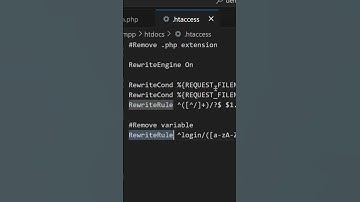 How to remove.php extension and variable names from url? |#php #shortvideo #webdesign #ytshorts