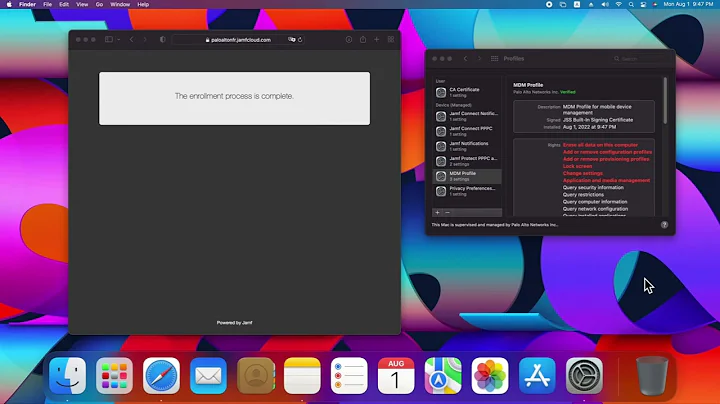 Manage the GlobalProtect App Using Jamf Pro