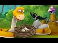 The Crow and The Snake Bengali Story - সাপ এবং কাক বাংলা গল্প 3D Animated Bangla Kids Moral Stories