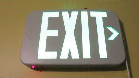 Exit Sign Setup 3
