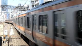 E233系T23編成中央線 TK入場 恵比寿駅通過