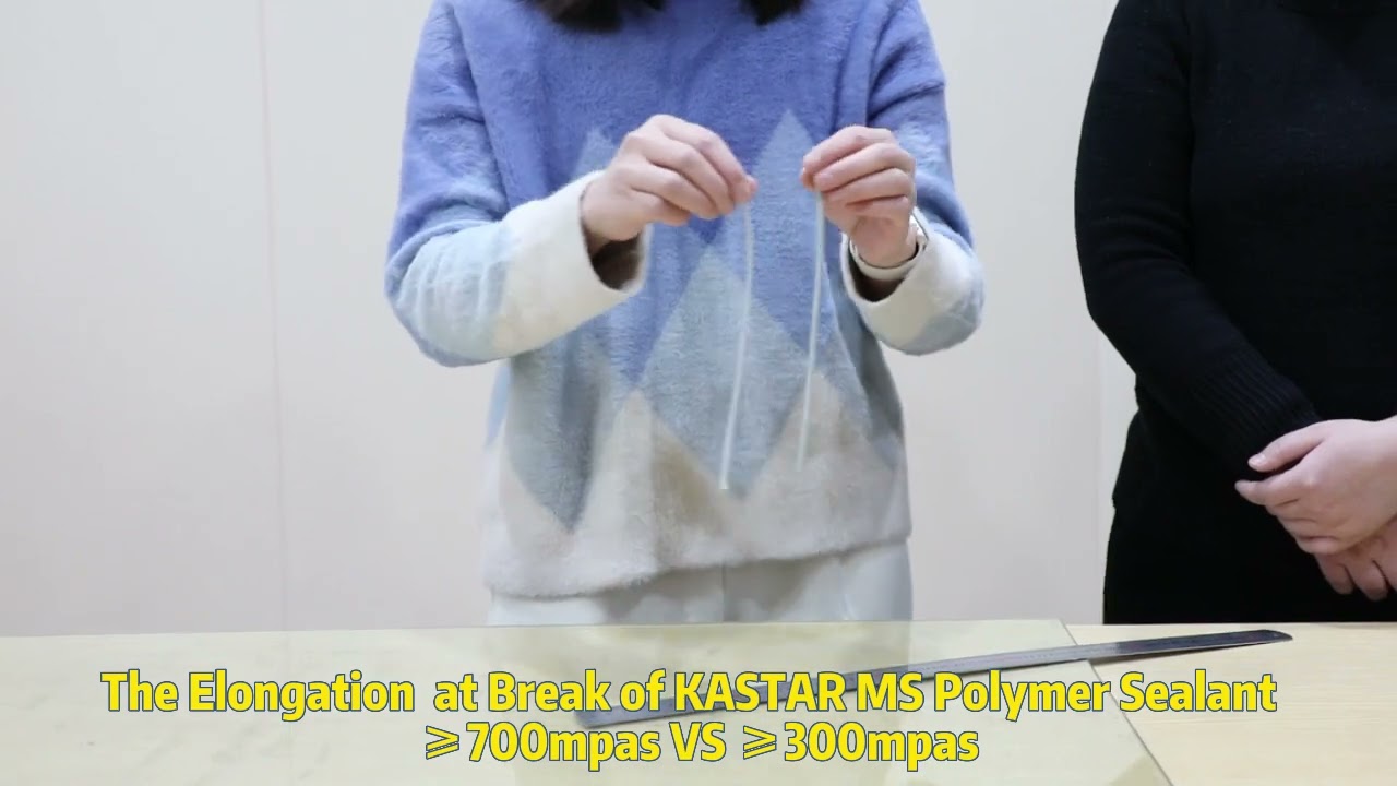 Testing of high Elongation at break of Low Modulus MS polymer sealant