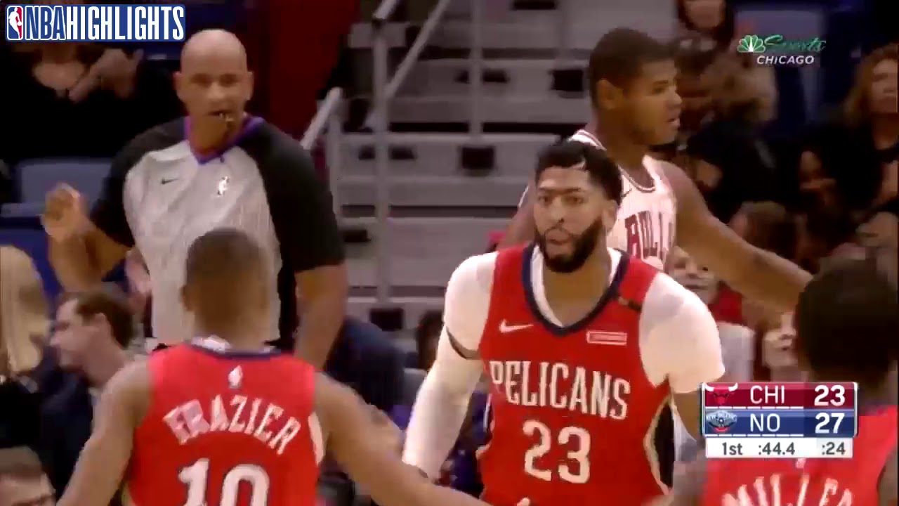 Anthony Davis - 2018.11.07 - Pelicans vs Bulls - 32 Pts, 15 Rebs, 7 Asts, 4 Blks!