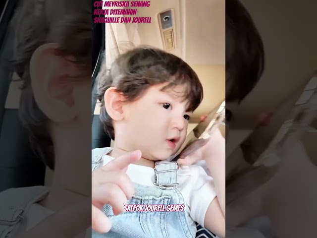 cut meyriska bahagia kerjanya di temenin shaquille dan jourell class=