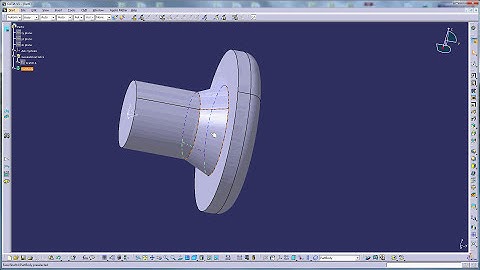 CATIA V5 Tutorial Beginner #3 - Sketch, Shaft, Pocket