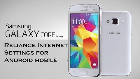 Reliance  2G  -  3G  manual internet settings for android